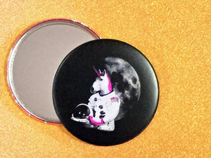 Mirror - 3.5 Inch: Astronaut Unicorn - Color