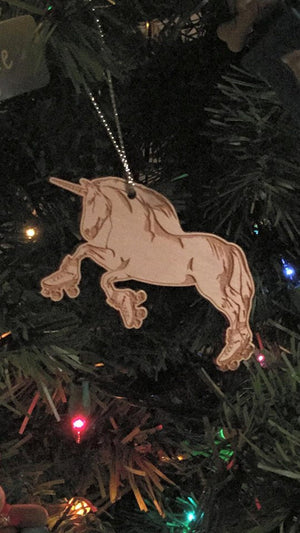Ornament: Roller Skating Unicorn