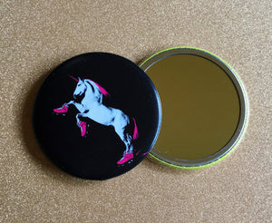 Small Mirror - Roller Skating Unicorn - Color