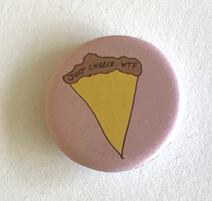 Magnet - 1.25 Inch: Pizza Party Pattern
