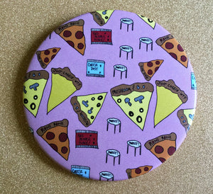 Magnet - 3.5 Inch: Pizza Party Pattern