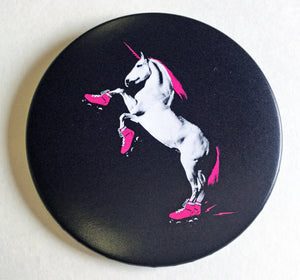 Magnet: 3.5 Inch - Roller Skating Unicorn - Color