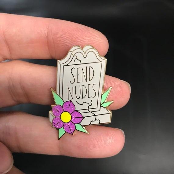 Enamel Pin - Send Nudes