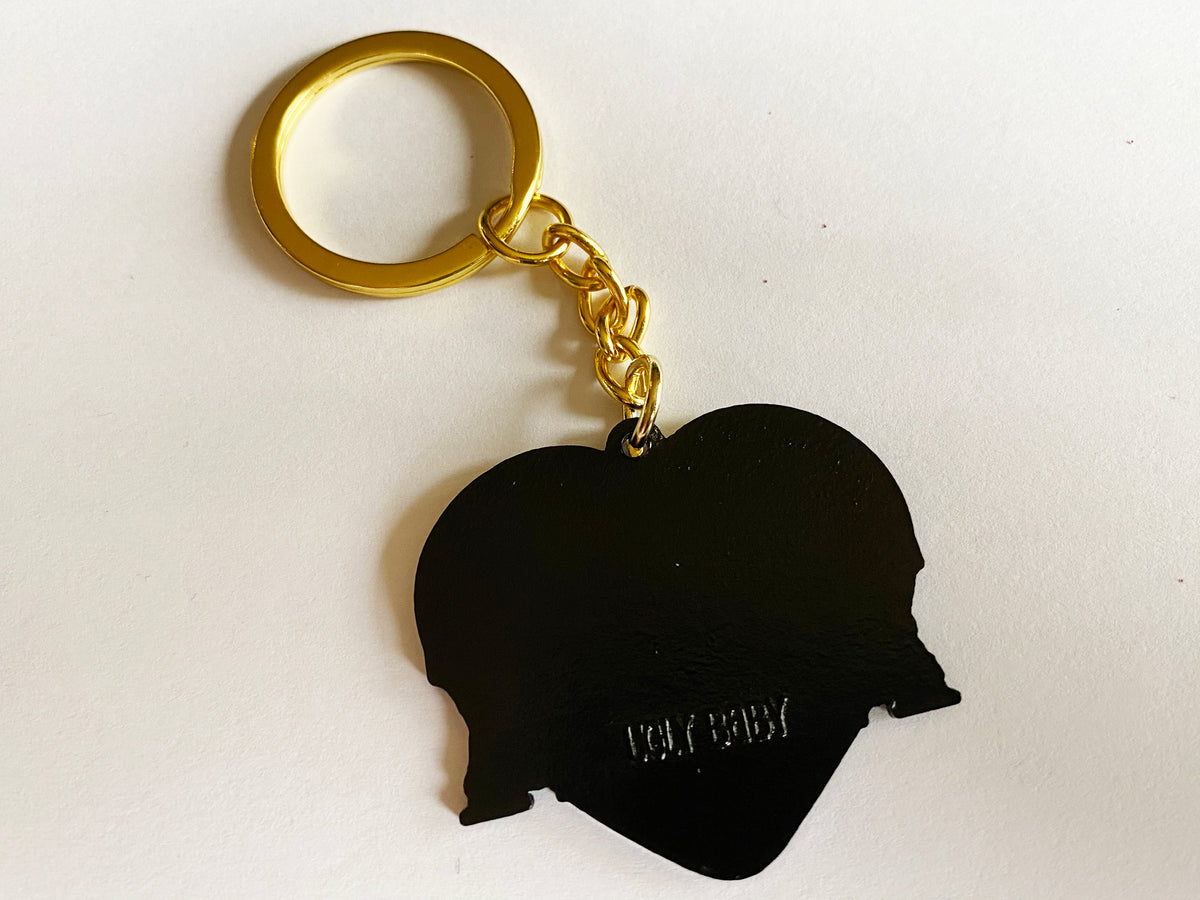 Keychain: Love AT-AT First Sight - Red Glitter