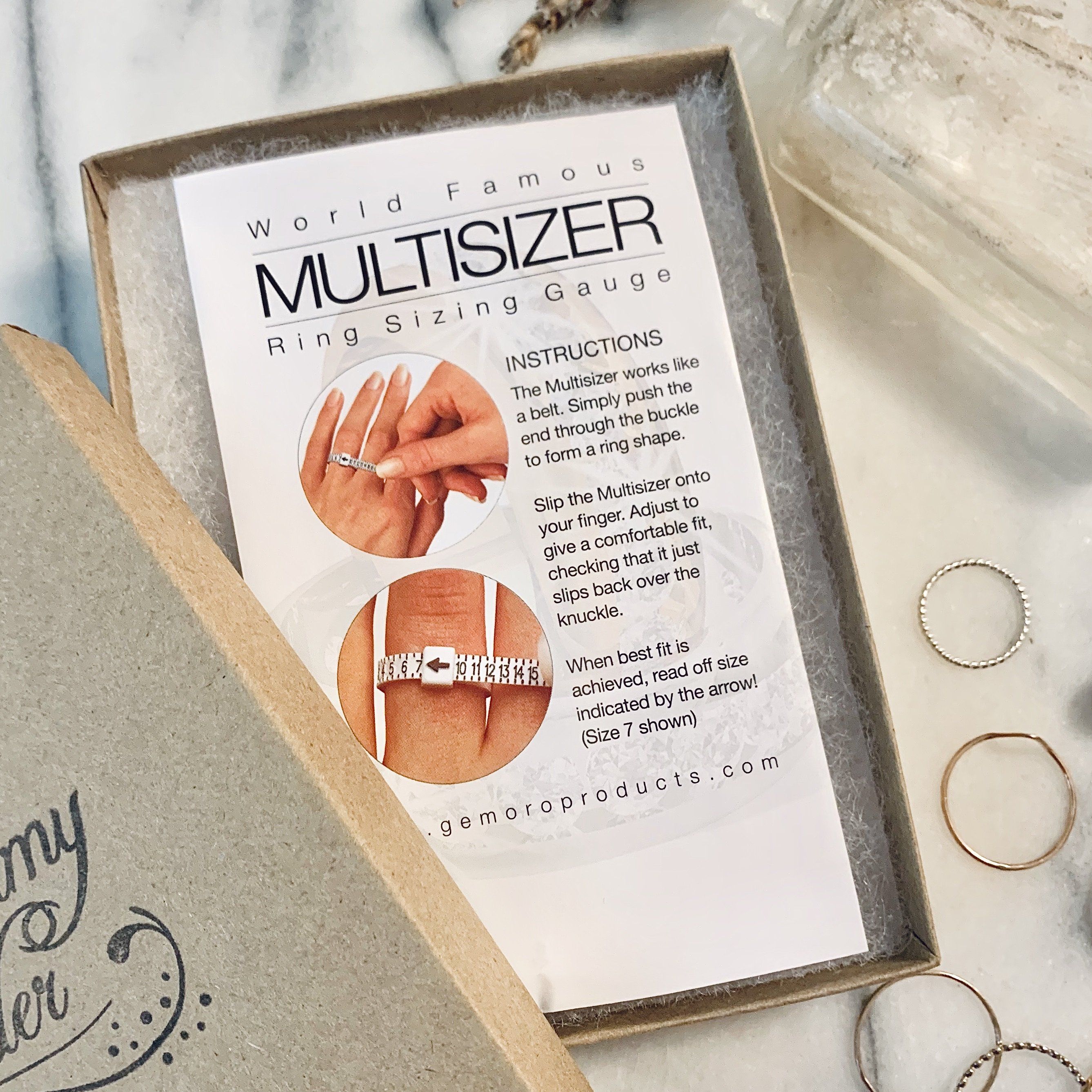 Multisizer Ring Sizing Tool for Women and Men