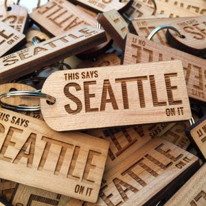 Keychain: This Says Seattle On It