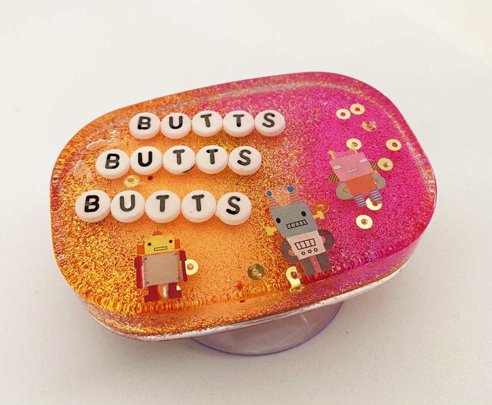 Butts Butts Butts - Shower Art - READY TO SHIP *