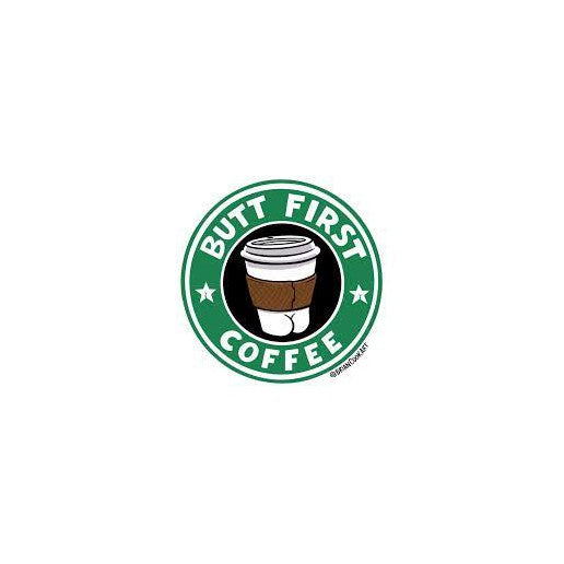 Sticker - Starbucks Coffee Butt - Ugly Baby