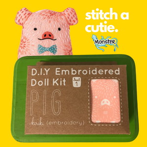 DIY - Sewing Kit - Pig