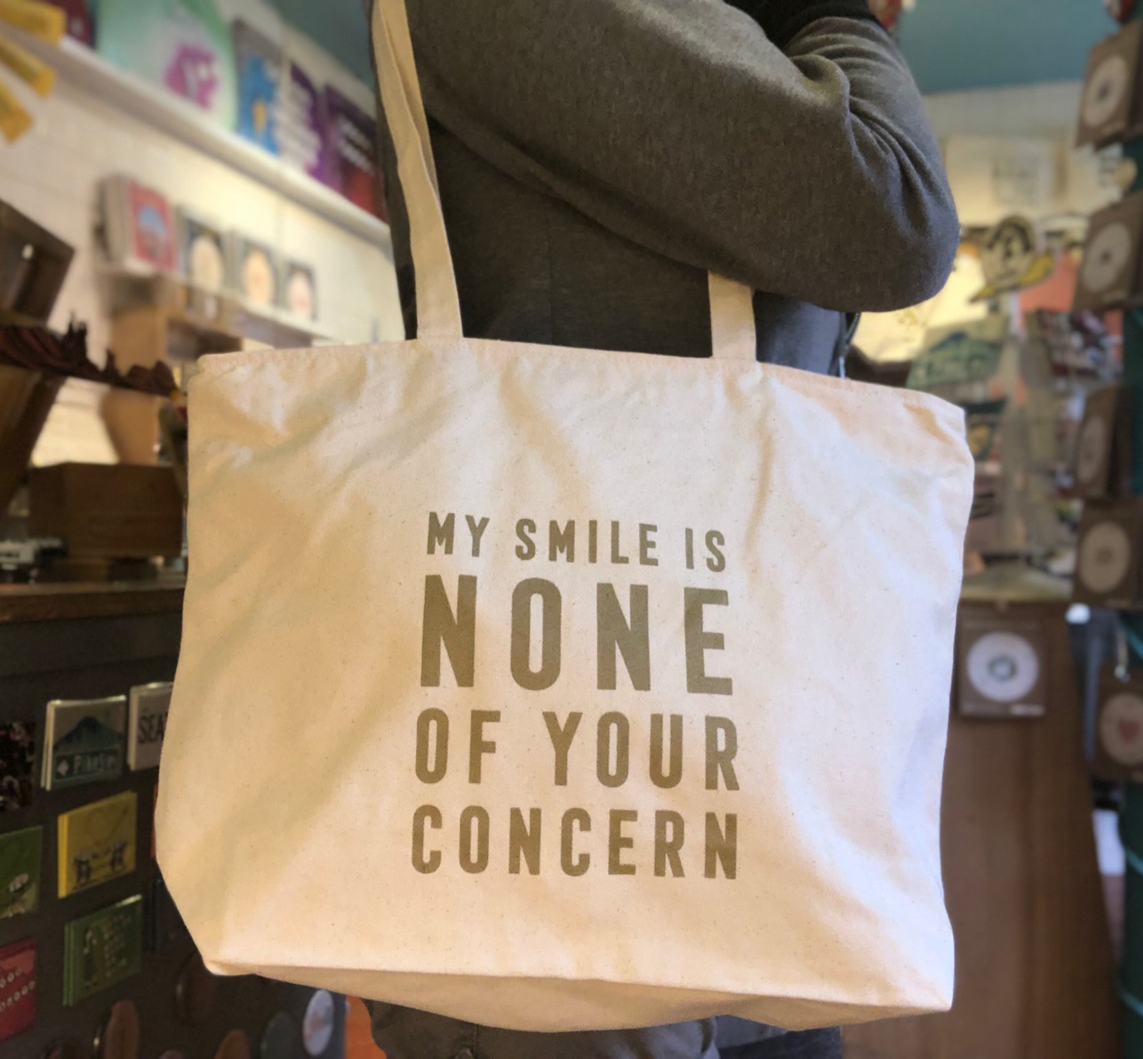 Tote Bag - My Smile Is None Of Your Concern