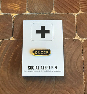 Enamel Pin: Queer